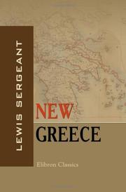 Cover of: New Greece by Lewis Sergeant