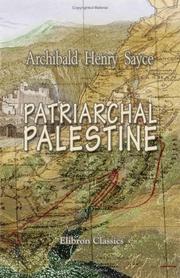 Cover of: Patriarchal Palestine
