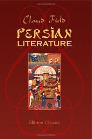 Cover of: Persian Literature by Claud Field
