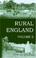 Cover of: Rural England