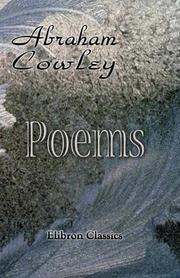Poems by Abraham Cowley