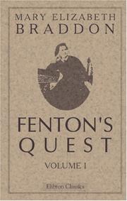 Cover of: Fenton\'s Quest: A Novel. Volume 1