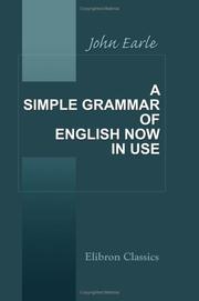 Cover of: A Simple Grammar of English Now in Use