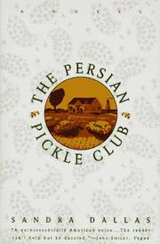 Cover of: The Persian Pickle Club