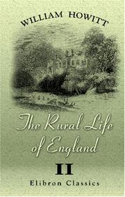 Cover of: The rural life of England