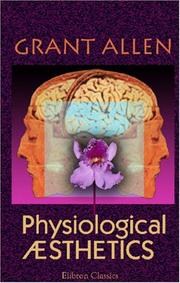 Cover of: Physiological æsthetics