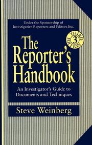 Cover of: The Reporter's Handbook by Steve Weinberg
