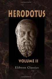 Cover of: Herodotus by Herodotus