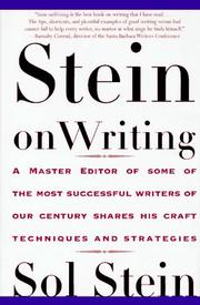 Cover of: Stein on writing by Sol Stein