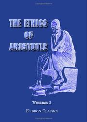 Cover of: The Ethics of Aristotle by Aristotle