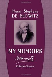 Cover of: My Memoirs by Henri Georges Stephane Adolphe Opper de Blowitz