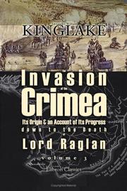 Cover of: The Invasion of the Crimea by Alexander William Kinglake