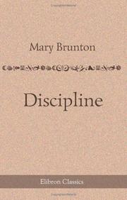 Cover of: Discipline by Mary Brunton