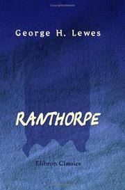 Cover of: Ranthorpe by George Henry Lewes