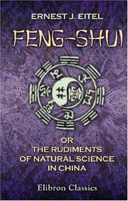 Feng-shui by Ernest John Eitel