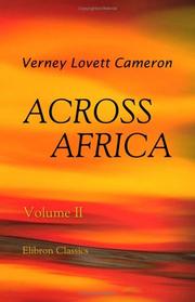 Cover of: Across Africa by Verney Lovett Cameron