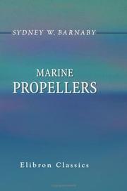 Marine Propellers by Sydney Walker Barnaby