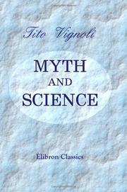 Cover of: Myth and Science by Tito Vignoli, Tito Vignoli