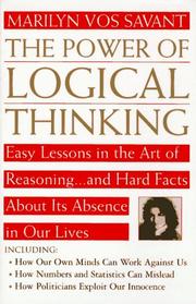 The power of logical thinking by Marilyn Vos Savant