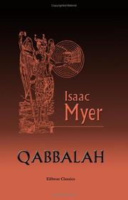 Cover of: Qabbalah by Isaac Myer