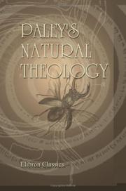Cover of: Paley's Natural Theology by William Paley