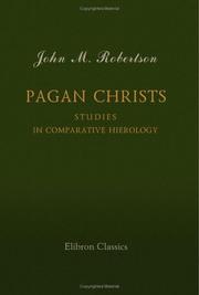 Cover of: Pagan Christs: Studies in Comparative Hierology