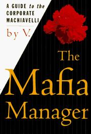 Cover of: The Mafia manager by V.