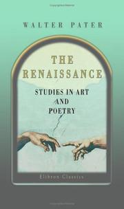 Cover of: The Renaissance by Walter Pater