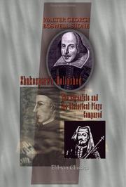 Cover of: Shakespere's Holinshed: The Chronicle and the Historical Plays Compared