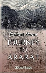 Cover of: Journey to Ararat by Friedrich von Parrot