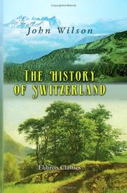 Cover of: The History of Switzerland