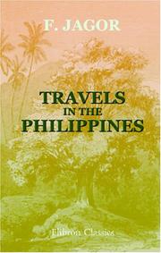 Cover of: Travels in the Philippines by Fedor Jagor