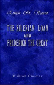 Cover of: The Silesian Loan and Frederick the Great