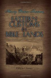 Cover of: Eastern Customs in Bible Lands