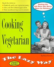 Cover of: Cooking Vegetarian: The Lazy Way (Macmillan Lifestyles Guide)