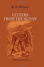 Cover of: Letters from the Sudan by Edward Frederick Knight