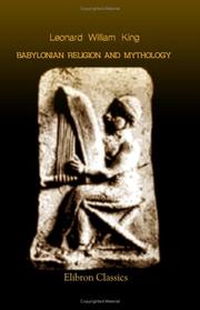 Cover of: Babylonian Religion and Mythology by Leonard William King