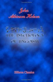 Cover of: The Psychology of Jingoism