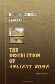 Cover of: The destruction of ancient Rome