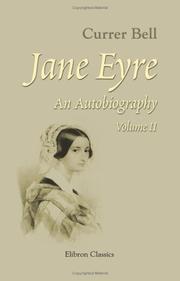 Cover of: Jane Eyre: An Autobiography: Volume 2