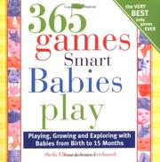 Cover of: 365 Games Smart Babies Play by Sheila Ellison, Susan Ferdinandi