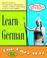 Cover of: Learn German