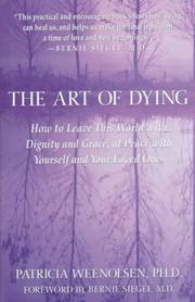 Cover of: The art of dying by Patricia Weenolsen, Patricia Weenolsen