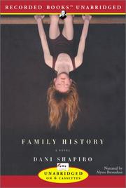 Cover of: Family History by Dani Shapiro, Dani Shapiro