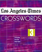 Cover of: Los Angeles Times Crosswords 3: 72 Puzzles from the Daily Paper