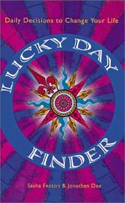 Cover of: Lucky day finder by Sasha Fenton