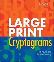Cover of: Large Print Cryptograms by Trip Payne, Shawn Kennedy