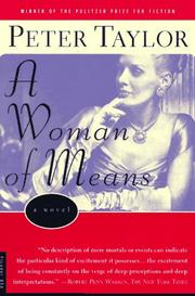 Cover of: A woman of means