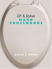 Cover of: Sit & Solve Hard Crosswords