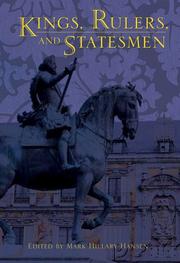 Cover of: Kings, Rulers, and Statesmen by Mark Hillary Hansen